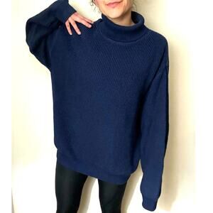 Orvis submariner turtle neck sweater fisherman chunky knit winter preppy coastal